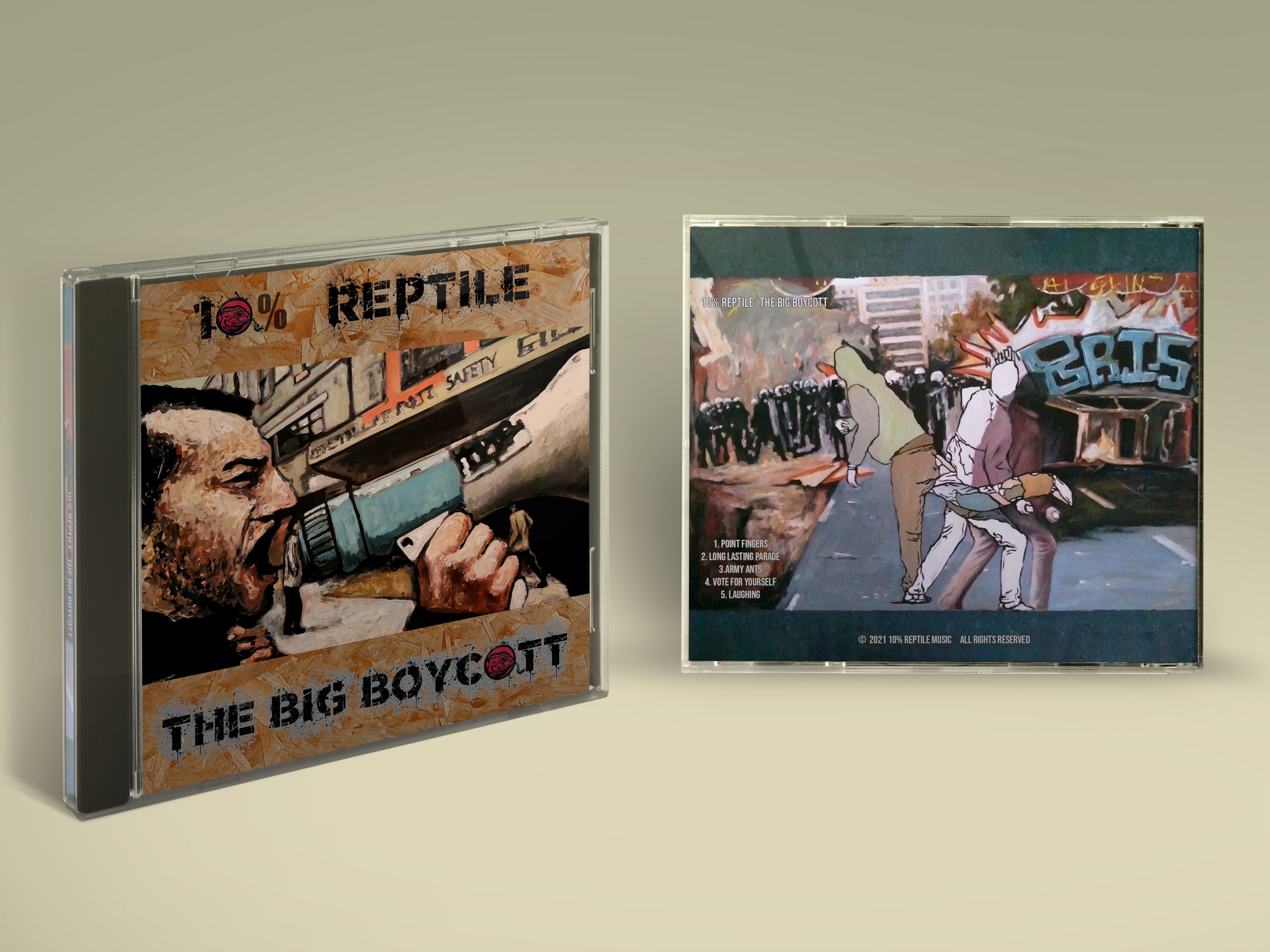 The Big Boycott 3D mockup