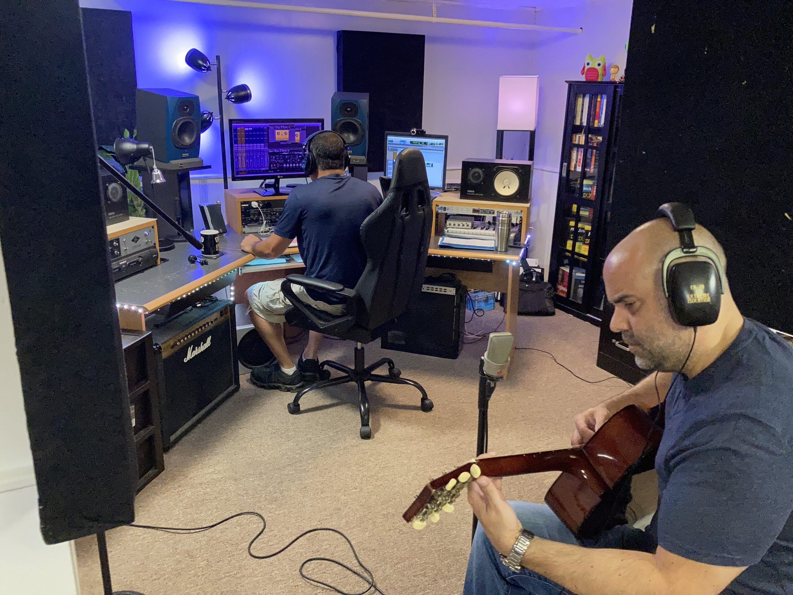 A session in progress at D'Amato Production