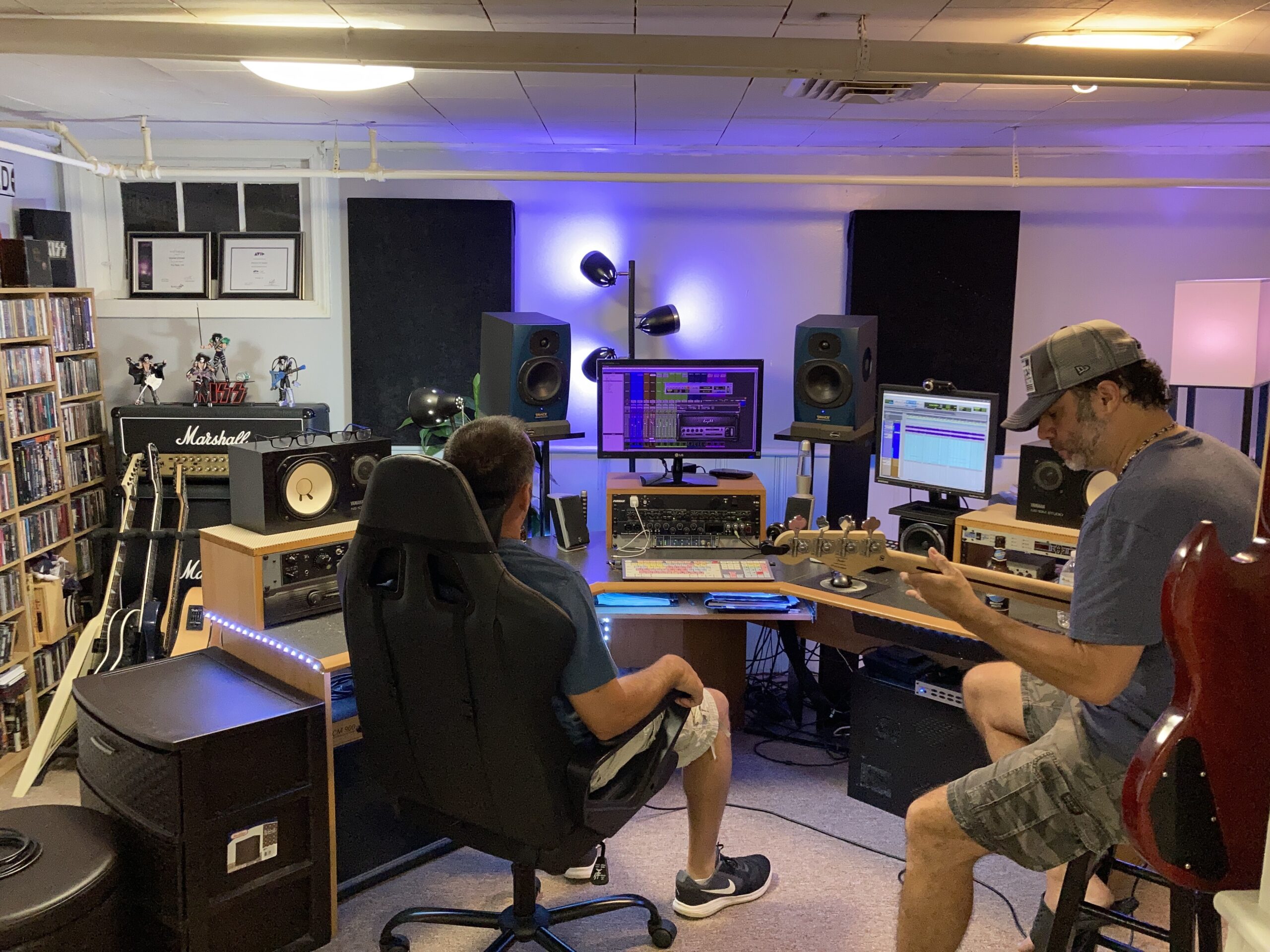 Working in the studio at D'Amato Production